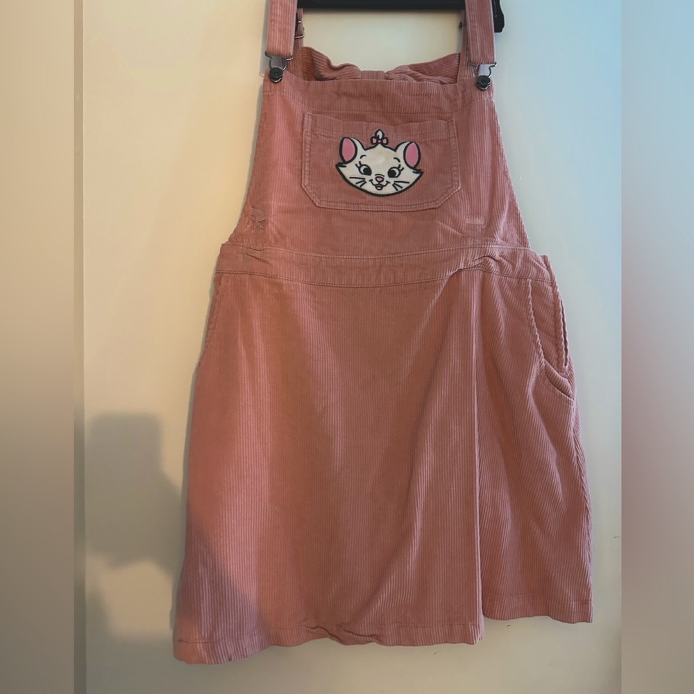 Marie Disney pink corduroy overall dress 2X